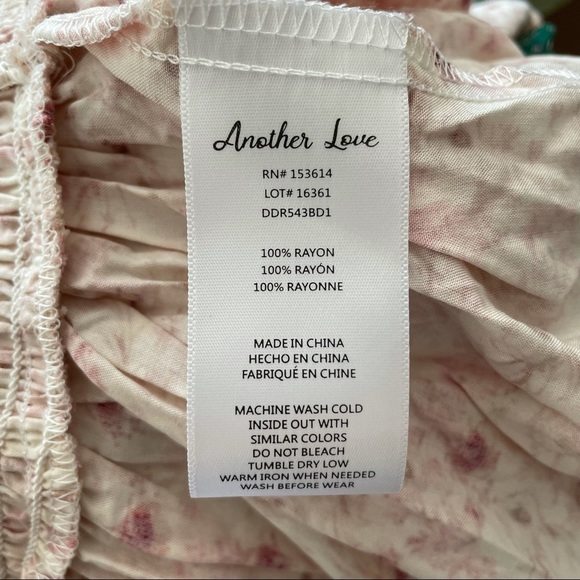 Anthropologie Another Love Smocked Floral Mini Dress NWT - Picture 13 of 14